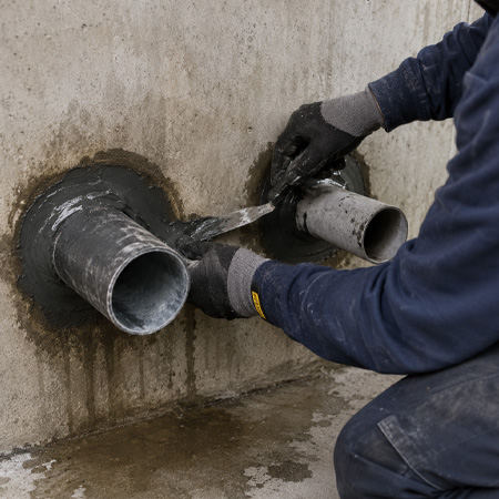 Concrete Leak Repair Methods for Cracks, Joints and Penetrations