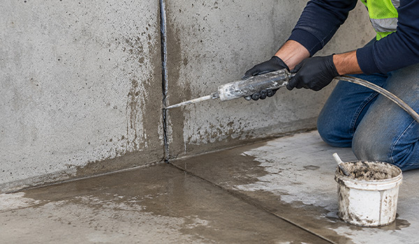 repairing leaking construction expansion joints
