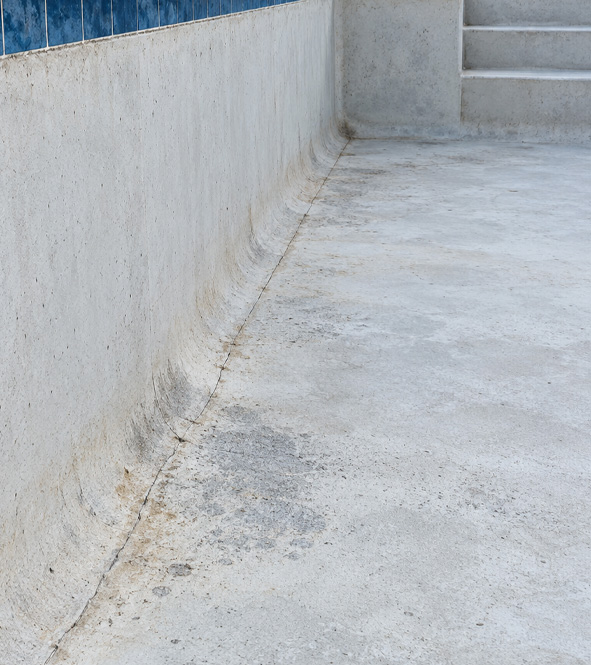 Movement Around Pool Joints and Shell Transitions